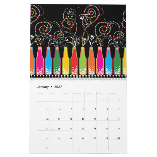Oh Whimsical! Aangepaste Flexi-agenda 2012 Kalender (Jan 2027)