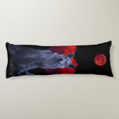 Oh Wolf Moon | Gothic Body Pillow Lichaamskussen (Achterkant)