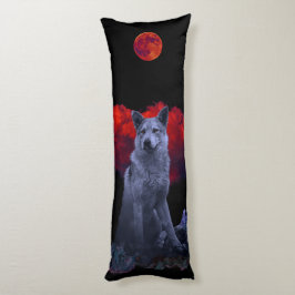 Oh Wolf Moon | Gothic Body Pillow Lichaamskussen