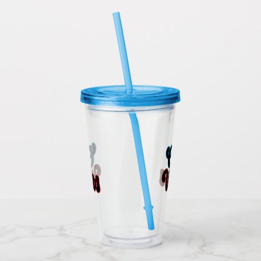 Oh Wow.b Acryl Drinkbeker (Links)