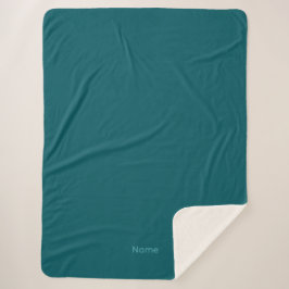 Oh Wow Ik Kan Het Niet Geloven Turquoise Sherpa Deken