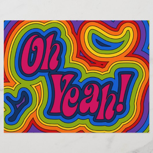 Oh Yeah! Flyer (Voorkant)