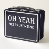 OH YEAH-MEI PAUSENTIME METALL BROTDOSE (Voorkant)