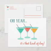 OH YEAH...zo'n dag Briefkaart (Voorkant / Achterkant)