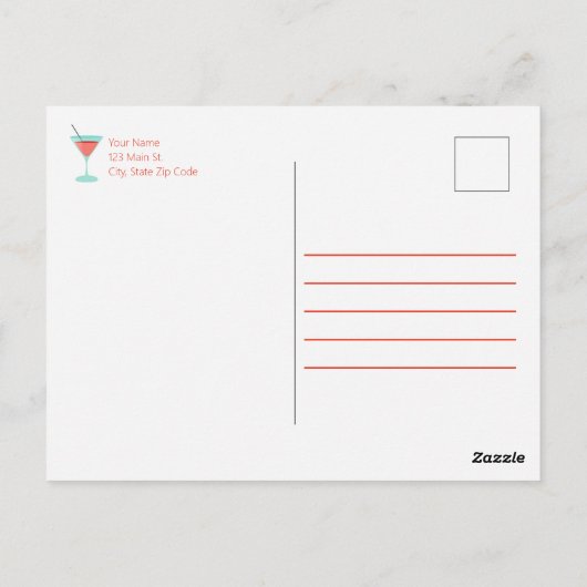 OH YEAH...zo'n dag Briefkaart (Achterkant)