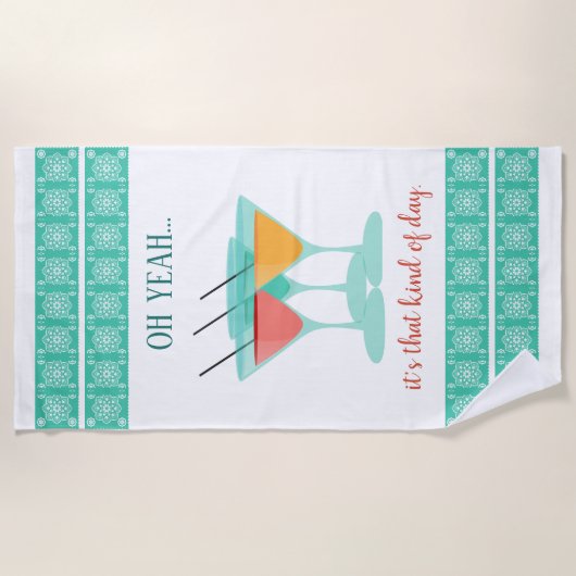 OH YEAH...zo'n dag Strandlaken (Voorkant)