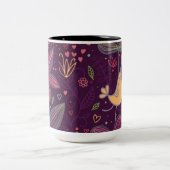 Oh Yellow Birdie Tweekleurige Koffiemok (Center)