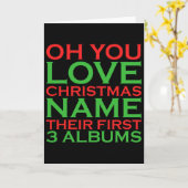 Oh You Love Christmas heeft zijn eerste drie album Kaart (Gele Bloem)