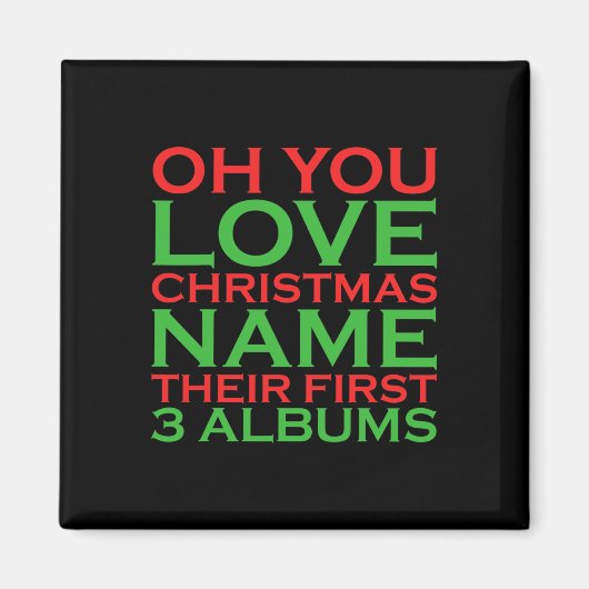 Oh You Love Christmas heeft zijn eerste drie album Magneet (Voorkant)