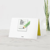 Oh zeker, ik zie eruit alsof ik plezier heb ... ge kaart (Achterkant)