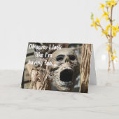 Oh zeker, ik zie eruit alsof ik plezier heb ... ge kaart (Gele Bloem)