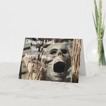 Oh zeker, ik zie eruit alsof ik plezier heb ... ge