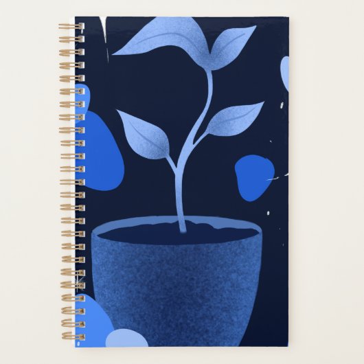 Oh zo Blauwe Notitieblok Planner (Voorkant)