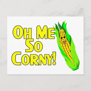 Oh, zo Corny Briefkaart
