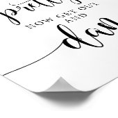 Oh, zo ga uit en dance Weddenschap Sign. Poster (Hoek)