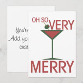 Oh zo HEEL VROLIJK Kerstfeest Kaart (Voorkant / Achterkant)