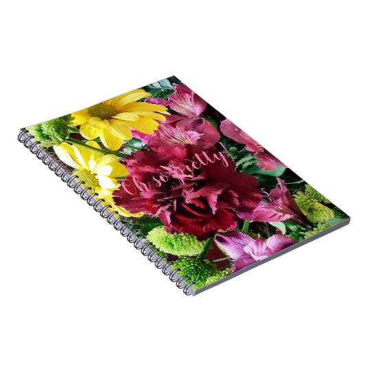 Oh zo ! Herfst Flowers Spiral Notitieboek (Rechterzijde)