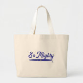 Oh zo machtig auteur pen ontwerp grote tote bag (Voorkant)