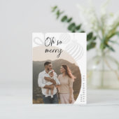 Oh zo vrolijk, familiefoto, kerstgroet briefkaart (Staand voorkant)