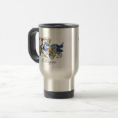 O'Hagan Family Crest Reisbeker (Voorkant links)
