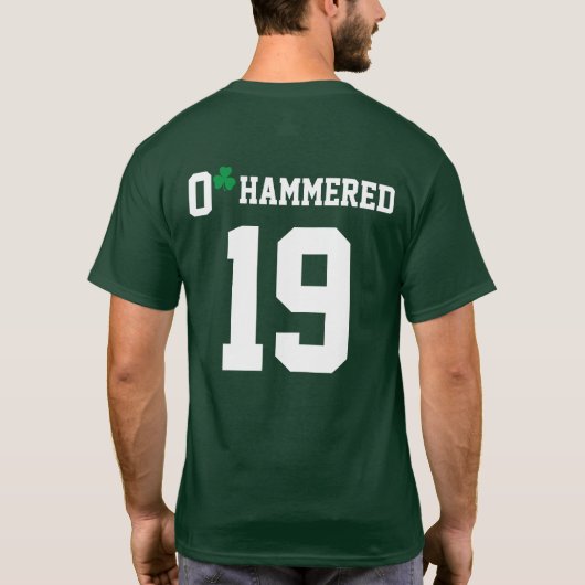 O'HAMMERED St. Patrick's Day Drink Team Shirt (Achterkant)