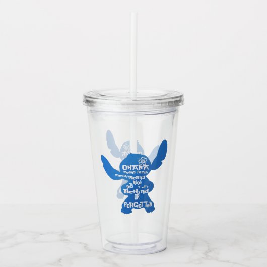 Ohana Acryl Drinkbeker (Voorkant)