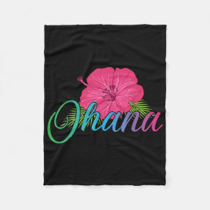 Ohana Aloha Hawaii van het eiland - Voel de stroom Fleece Deken