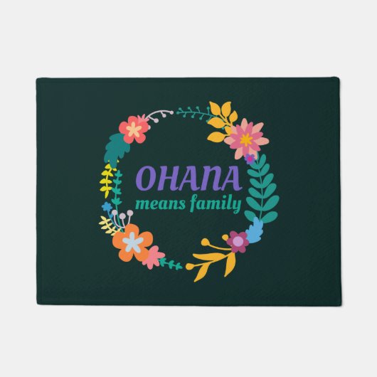 Ohana betekent familie | Deurmat (Voorkant)