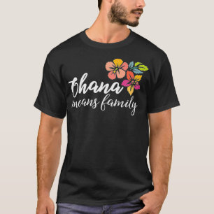 Ohana betekent familie Hawaiian Flowers Mannen Vro T-shirt