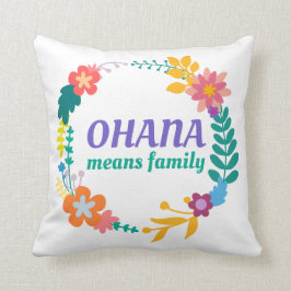 Ohana betekent familie | Sierkussen