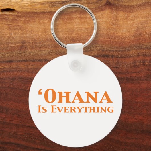 Ohana is alles cadeautjes sleutelhanger (Voorkant)
