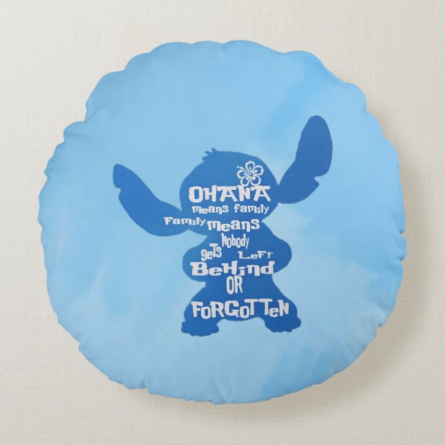 Ohana Rond Kussen (Voorkant)