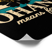 Ohana staat voor Family Hawaii Summer Vacation Poster (Hoek)