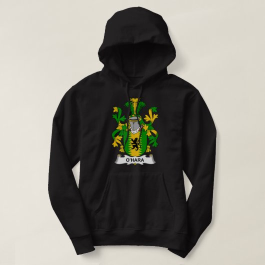 O'Hara Coat of Arms  Family Crest  Hoodie (Design voorkant)
