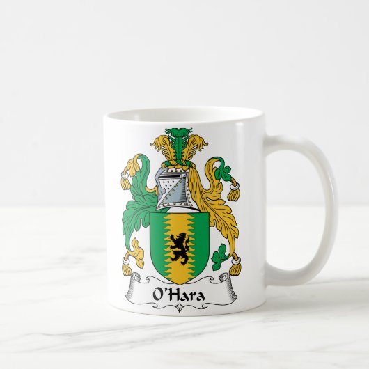 O'Hara Family Crest Koffiemok (Rechts)