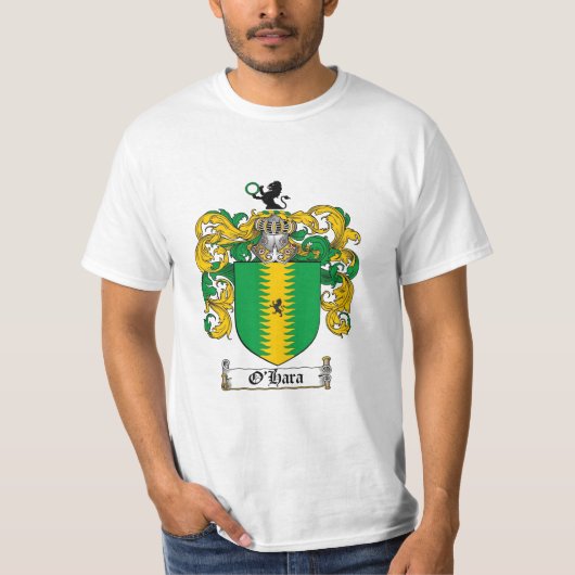 O'Hara Family Crest - O'Hara Coat of Arms T-shirt (Voorkant)
