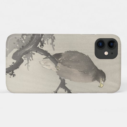 Ohara Kosen Zee Eagle op Tak Case-Mate iPhone Case (Achterkant (horizontaal))