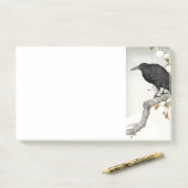 Ohara Koson A Crow en Full Moon Post-it® Notes (Op bureau)