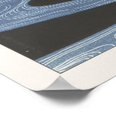 Ohara Koson Chrysanten en Running Water Japan Poster (Hoek)