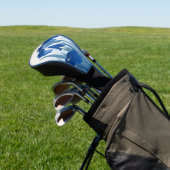 Ohara Koson  Japans Fine Art Blauw Irissen Golfheadcover (Insitu)