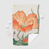 Ohara Koson -  Japans Oranje klaproos Golfhanddoek (Insitu)