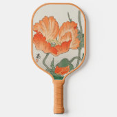 Ohara Koson - Japans Oranje klaproos Pickleball Paddle (Voorkant)