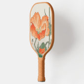 Ohara Koson - Japans Oranje klaproos Pickleball Paddle (Links)