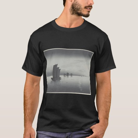 Ohara Koson Kwak op tak T-shirt (Voorkant)