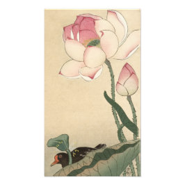 Ohara Koson, Lotus Flower - Japanse kunst Foto Afdruk