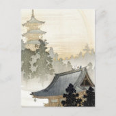 Ohara Koson Pagoda en Rainbow-Poster Briefkaart (Voorkant)