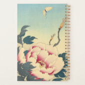 Ohara Koson, roze volken - Japanse fijne kunst Planner (Achterkant)