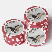 Ohara Koson Scops Uil Kersenbloesems & Maan Poker Chips (Opstapeling)