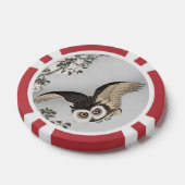 Ohara Koson Scops Uil Kersenbloesems & Maan Poker Chips (Enkel)