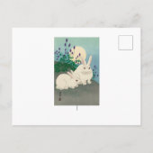 Ohara Koson, twee konijnen - Japanse kunstendag Briefkaart (Achterkant)